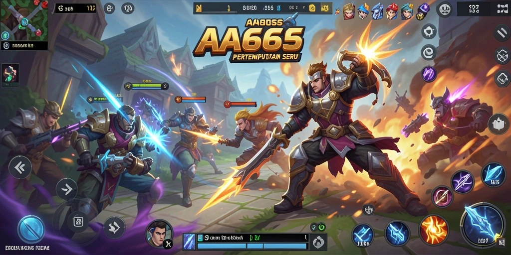 Gameplay intens dengan karakter unik dalam AA666.