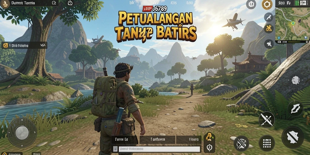Menampilkan aksi seru di dunia terbuka JP6789.