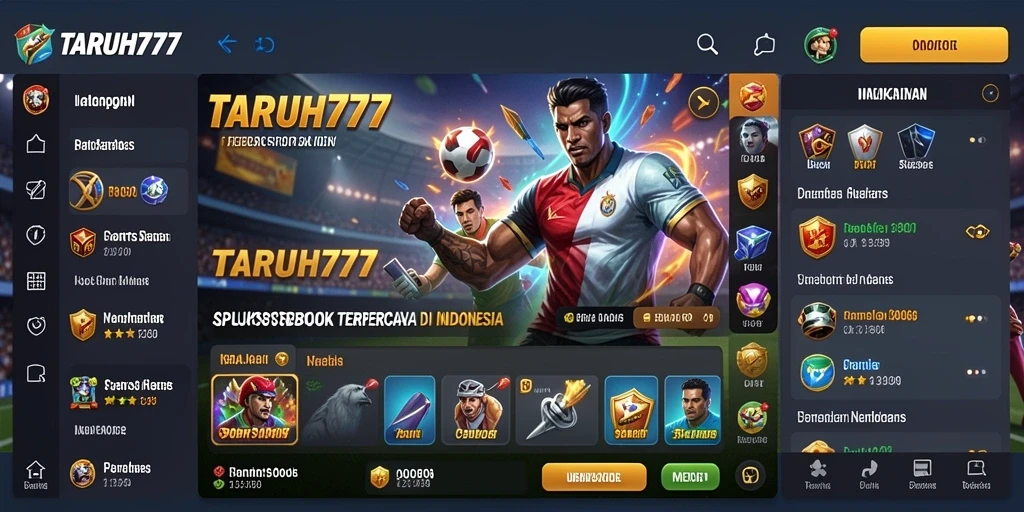 Tampilan menarik dari gameplay Sportsbook TARUH777.