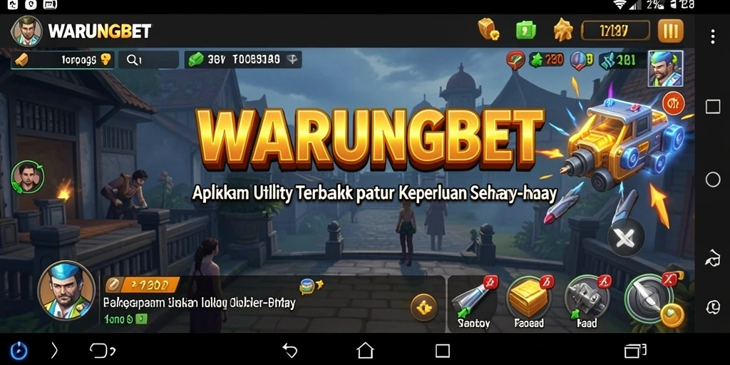 Tampilan antarmuka WARUNGBET yang sederhana dan intuitif.
